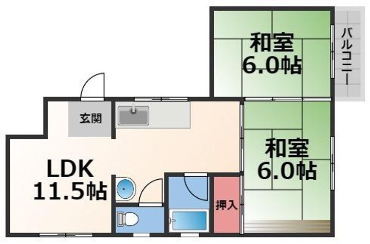 セントラルパークビルの間取り