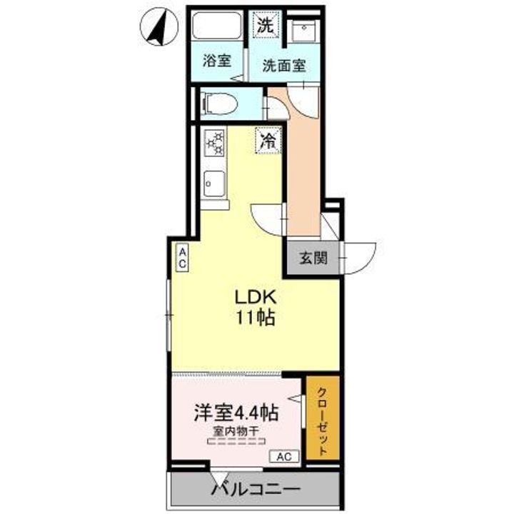 埼玉県さいたま市南区文蔵1(アパート)の賃貸物件の間取り