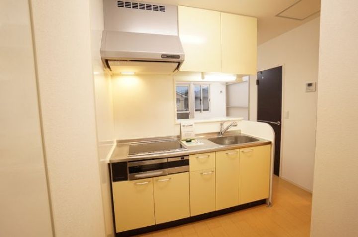 新潟県新潟市東区新松崎2(アパート)の賃貸物件のキッチン