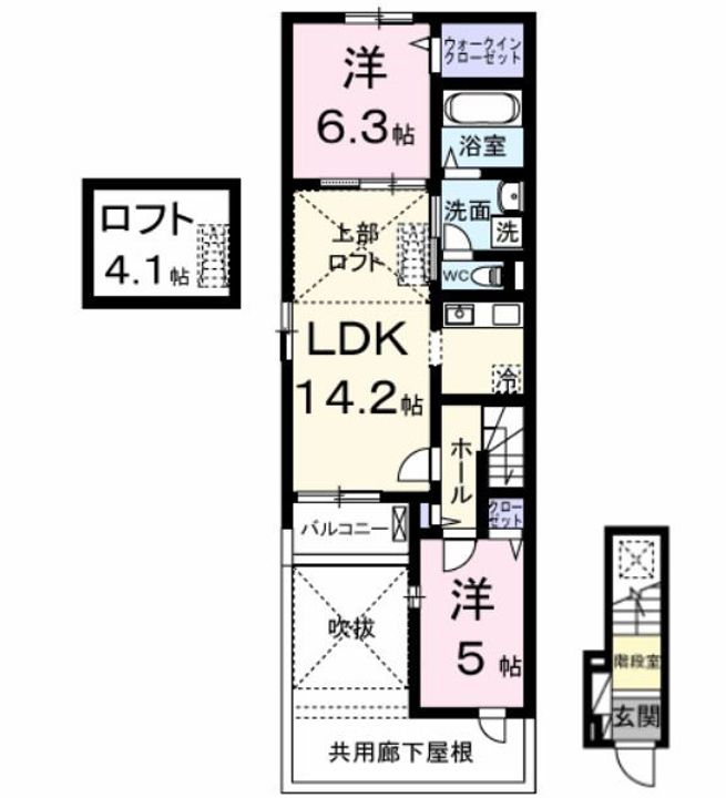 ひだまりガーデンテラスIの間取り