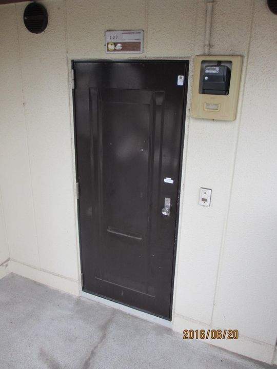 ハイムアリエスの玄関