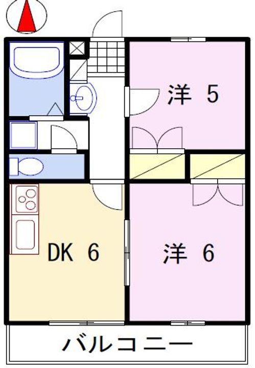 リアン飾東Aの間取り