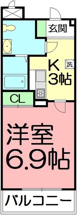 エスポワール楓の間取り