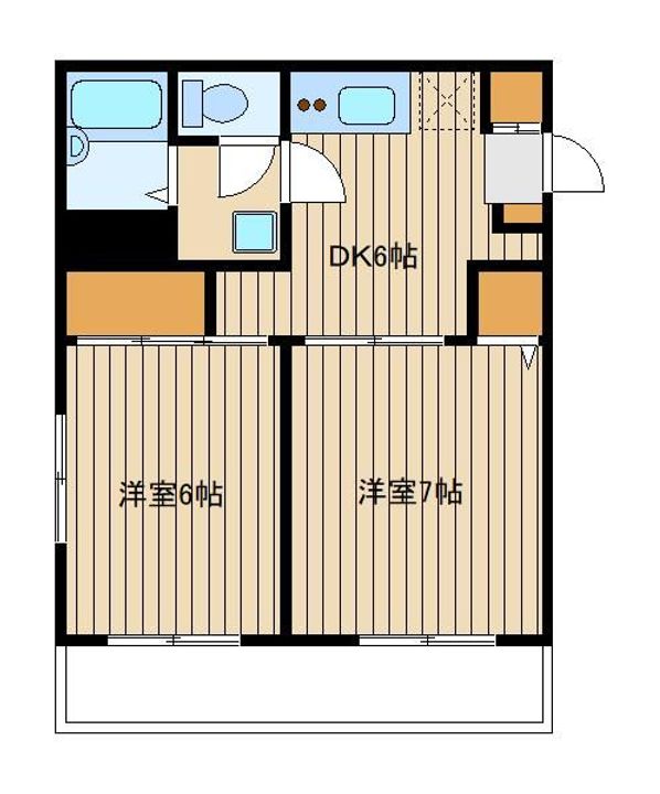 パレス幸久の間取り