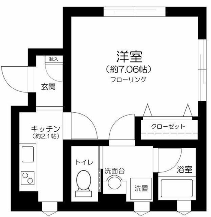 リタ方南町の間取り