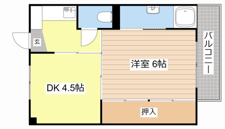 滋賀県長浜市加田町(マンション)の賃貸物件の間取り