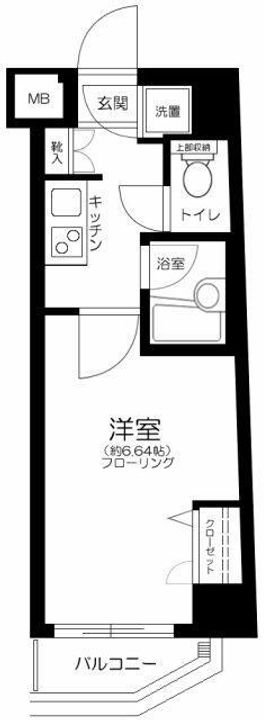 シンシア都庁前の間取り