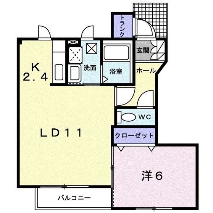 プレミアコート5-Bの間取り