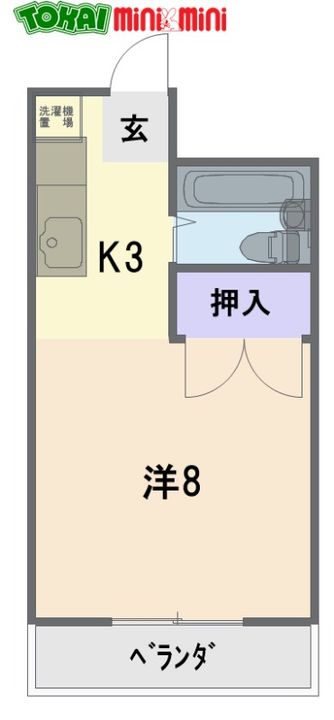 スターハイツ学園前の間取り