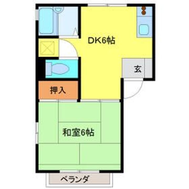 フレグランスの間取り