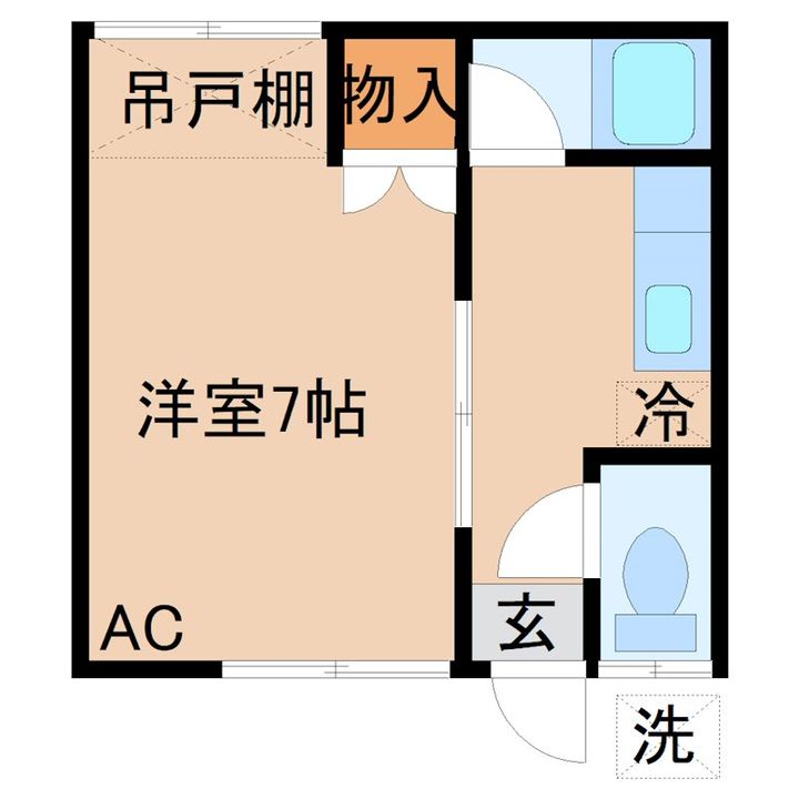 【初期費用ゼロ】朝比奈アパートの間取り