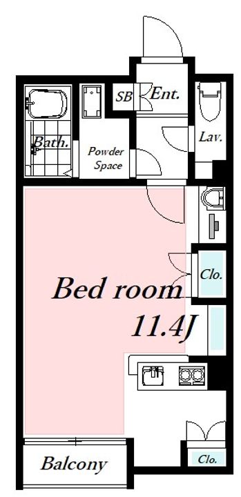 レオネクストグランツエスコートの間取り