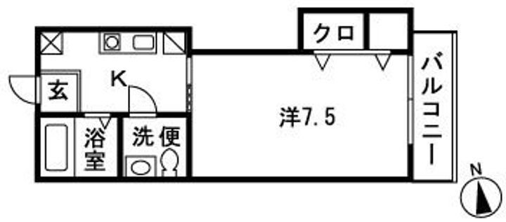 グランディールの間取り