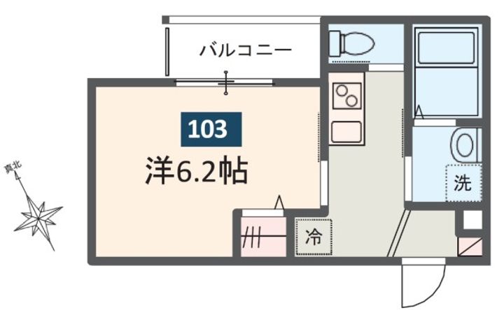 千葉県市川市関ケ島(アパート)の賃貸物件の間取り