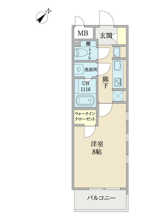 コワンリーオみずほの間取り