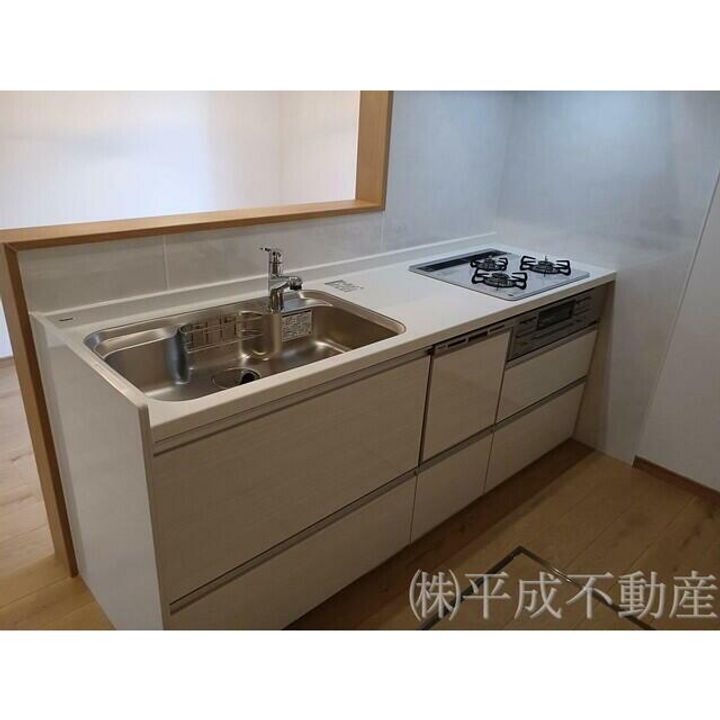 熊本県熊本市北区八景水谷2(一戸建)の賃貸物件のキッチン