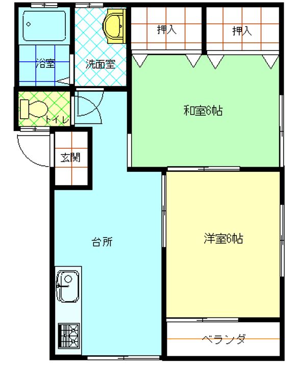 ドミール大宮の間取り