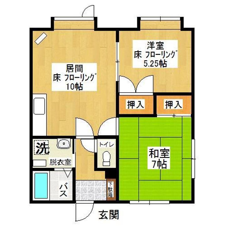 メゾンヌフの間取り