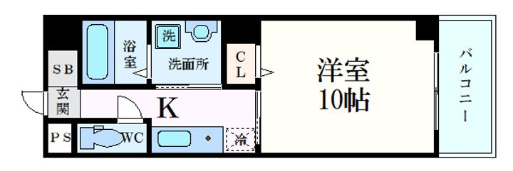 ソレイユ南中央町の間取り