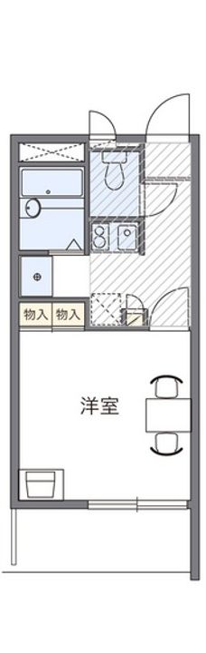 レオパレス花上の間取り