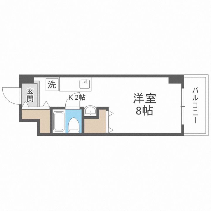 メゾンドブーケ円山の間取り
