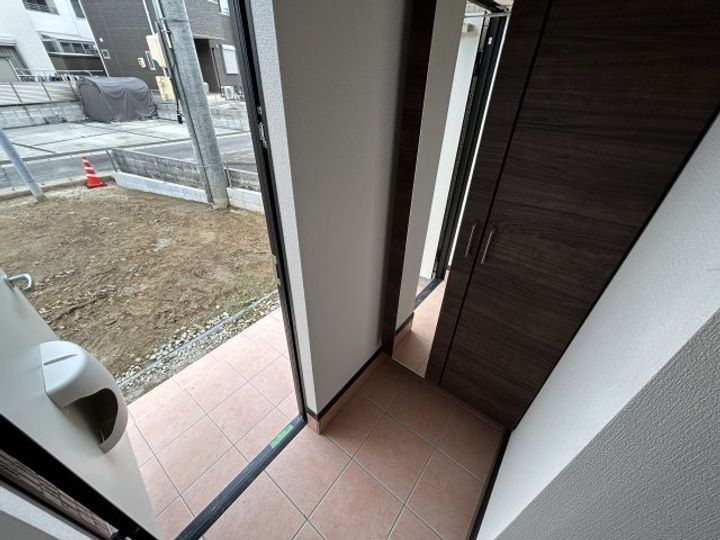 愛知県愛西市大野山町余代(一戸建)の賃貸物件の玄関