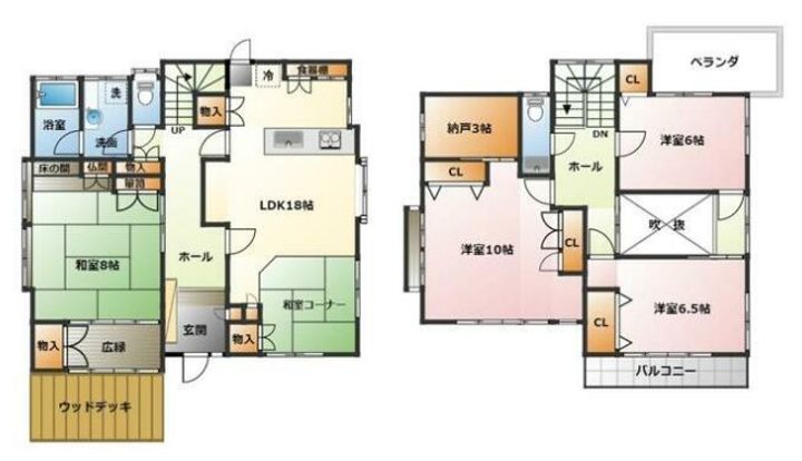 神奈川県秦野市河原町(一戸建)の賃貸物件の間取り