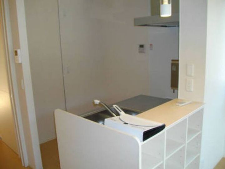 福島県いわき市自由ケ丘(アパート)の賃貸物件のキッチン