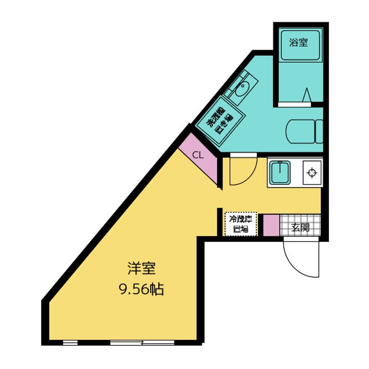 ラフレイズ本牧の間取り