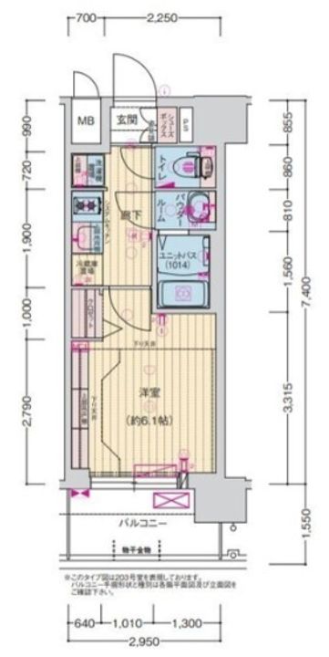 プレサンス東小橋エレディータ(Pressance Corp)の間取り