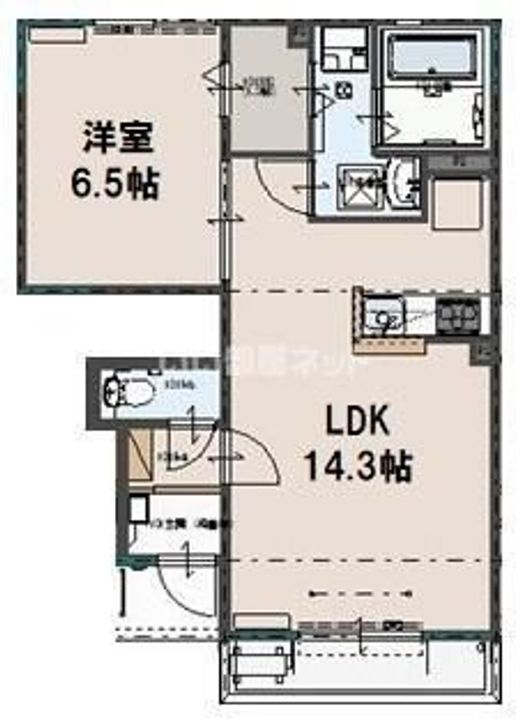 埼玉県狭山市大字南入曽(アパート)の賃貸物件の間取り