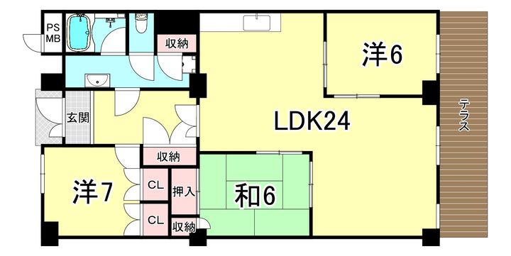 パラッシオ舞子の間取り