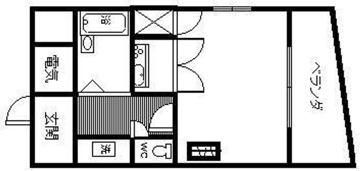 ヴィラあらいの間取り
