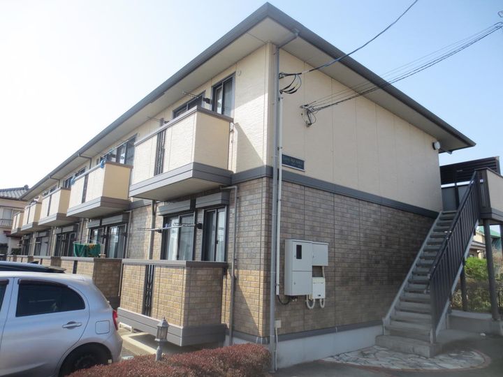 茨城県那珂市菅谷(アパート)の賃貸物件の外観