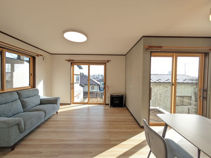 青森県八戸市大字湊町字久保(一戸建)の賃貸物件の居間