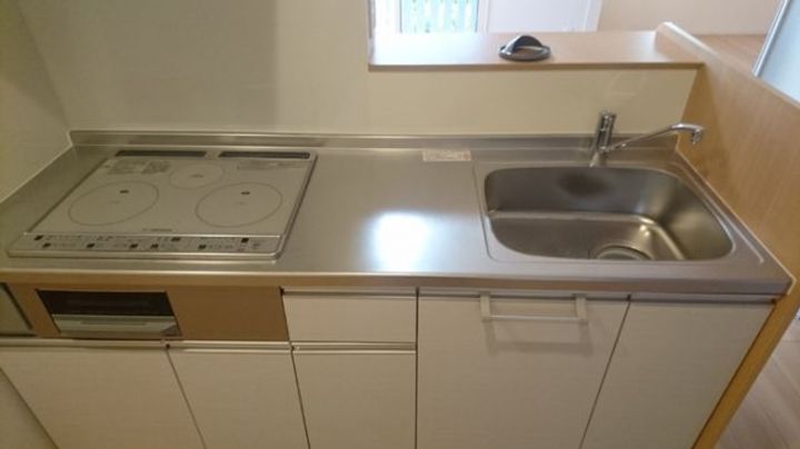 福島県いわき市小名浜野田字田中(アパート)の賃貸物件のキッチン