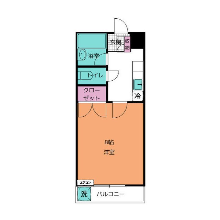 めぞん志茂Iの間取り