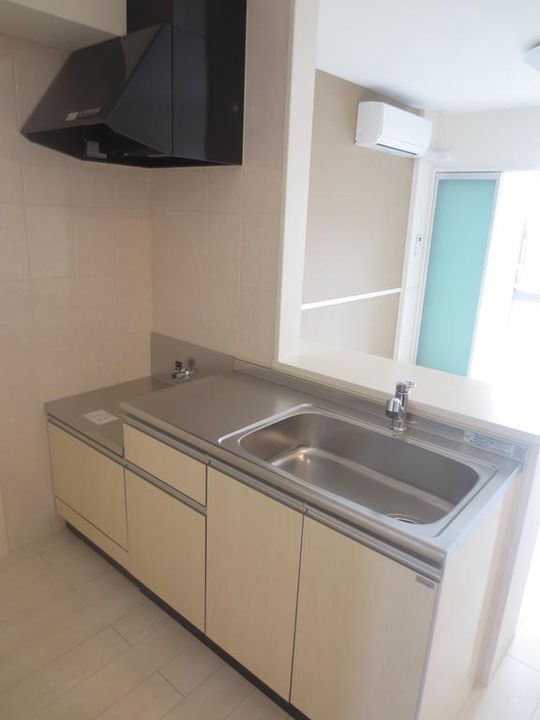 茨城県ひたちなか市大字市毛(アパート)の賃貸物件のキッチン