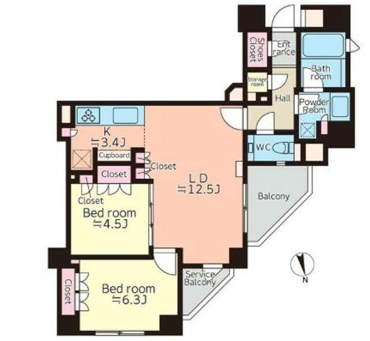 ザ・パークハウス代官山の間取り