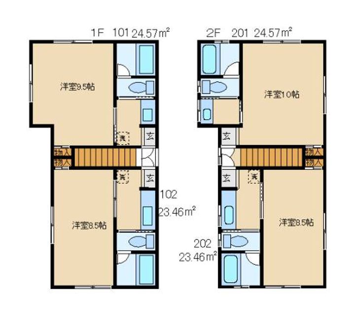 ターフあガーデンの間取り
