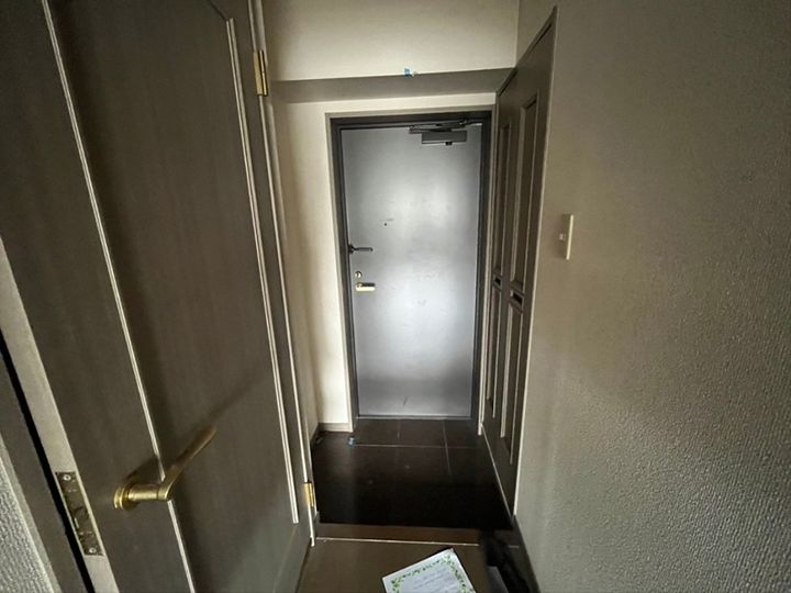 神奈川県平塚市宝町(マンション)の賃貸物件の玄関