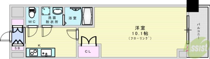 Re-be東三国の間取り