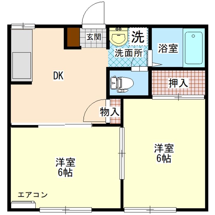 フレグランスTKの間取り