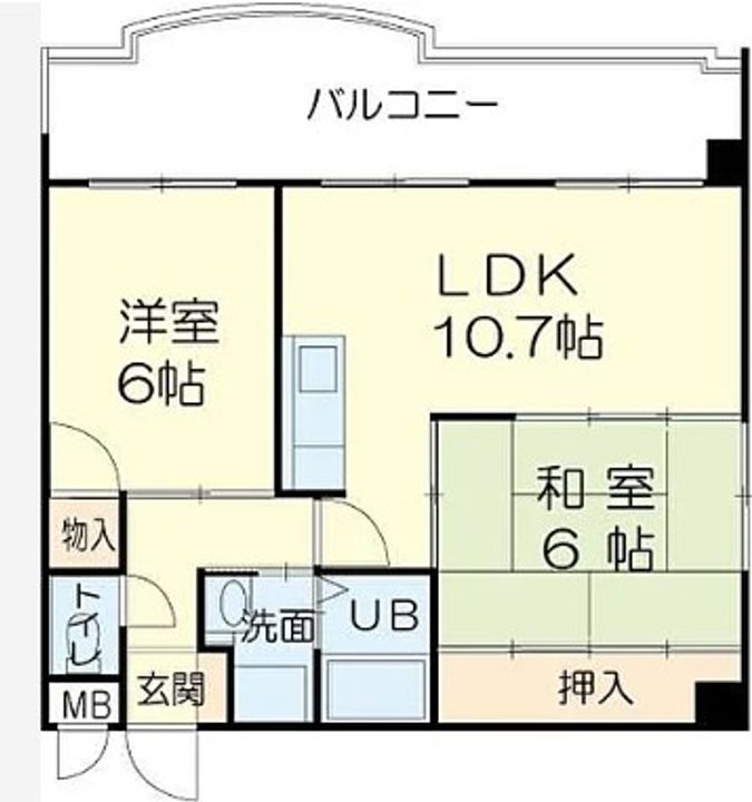 ロイヤルコーポ加古川の間取り