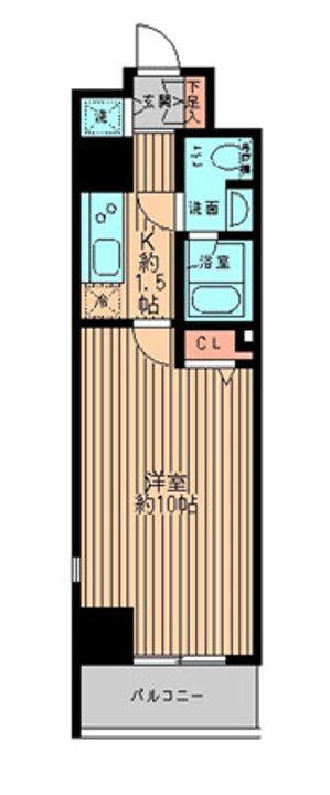 東京都文京区本郷2(マンション)の賃貸物件の間取り