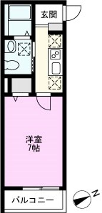 ウィングガーデン一ノ割の間取り
