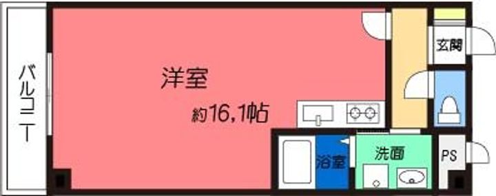 大阪府高槻市大畑町(マンション)の賃貸物件の間取り