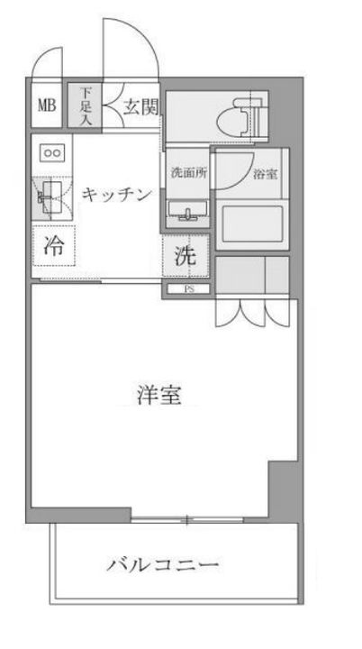 東京都墨田区両国3(マンション)の賃貸物件の間取り