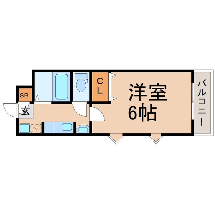 兵庫県尼崎市武庫之荘東2(マンション)の賃貸物件の間取り
