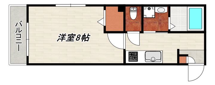 鹿児島県鹿児島市城山町(マンション)の賃貸物件の間取り